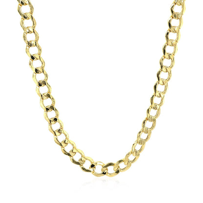 5.3mm 14k Yellow Gold Curb Chain Bids.com