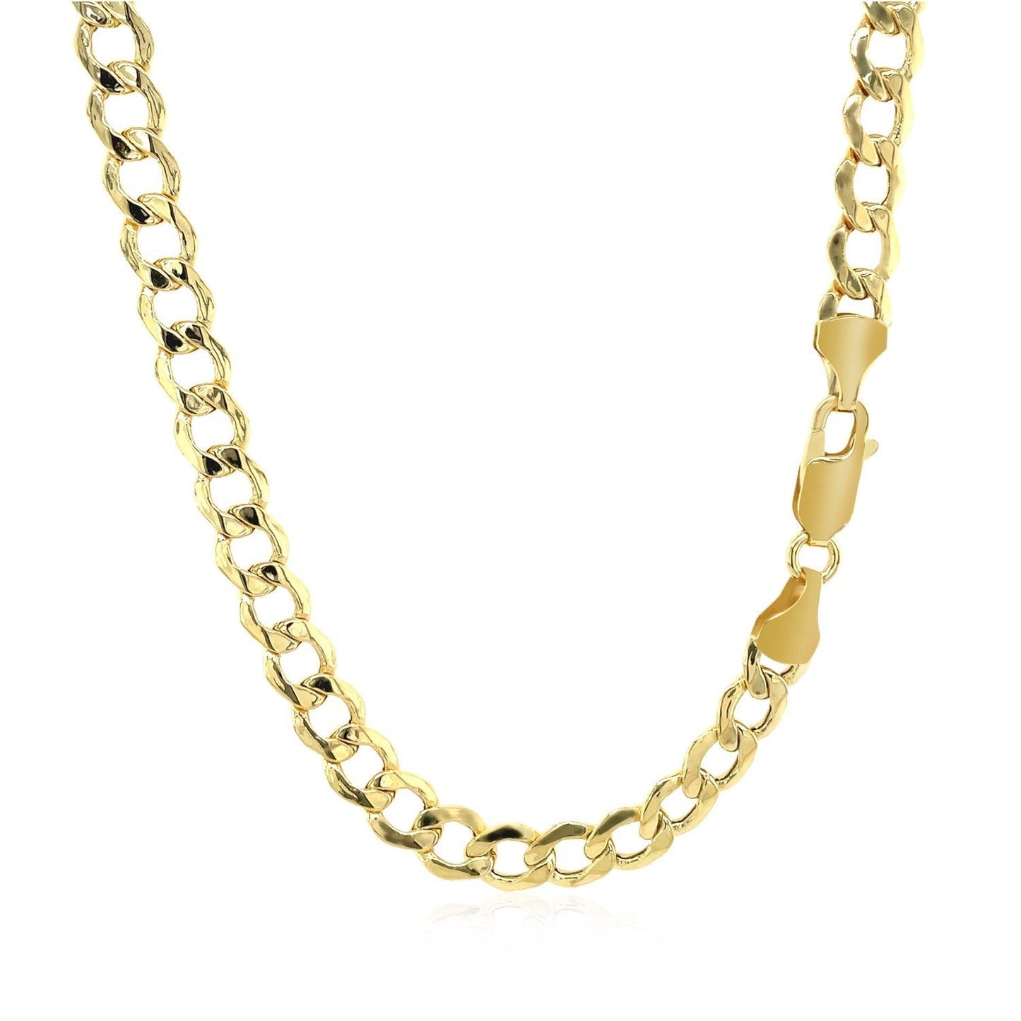 5.3mm 14k Yellow Gold Curb Chain Bids.com
