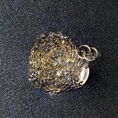 Diamond Cut Bead Links Pendant Chain in 14k Two Tone Gold (3.5mm) Bids.com