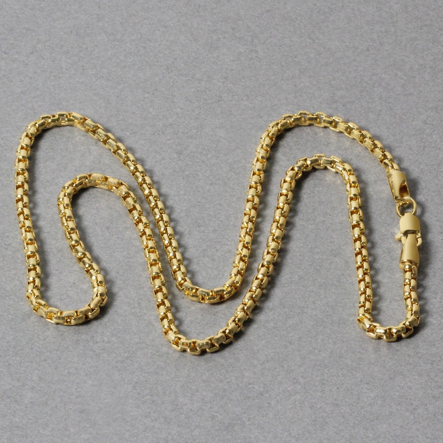2.4mm 14k Yellow Gold Round Box Chain Bids.com