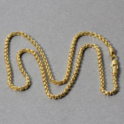 2.4mm 14k Yellow Gold Round Box Chain Bids.com