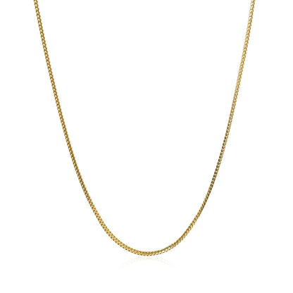 14k Yellow Gold Franco Chain 0.9mm Bids.com