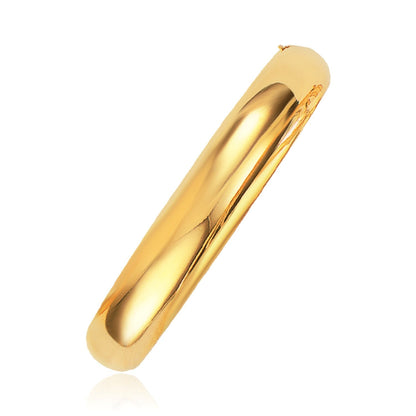 Classic Bangle in 14k Yellow Gold (10.0mm) Bids.com
