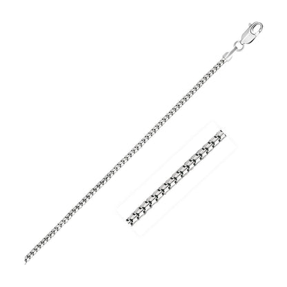14k White Gold Ice Chain 1.3mm Bids.com