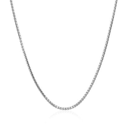 14k White Gold Ice Chain 1.3mm Bids.com