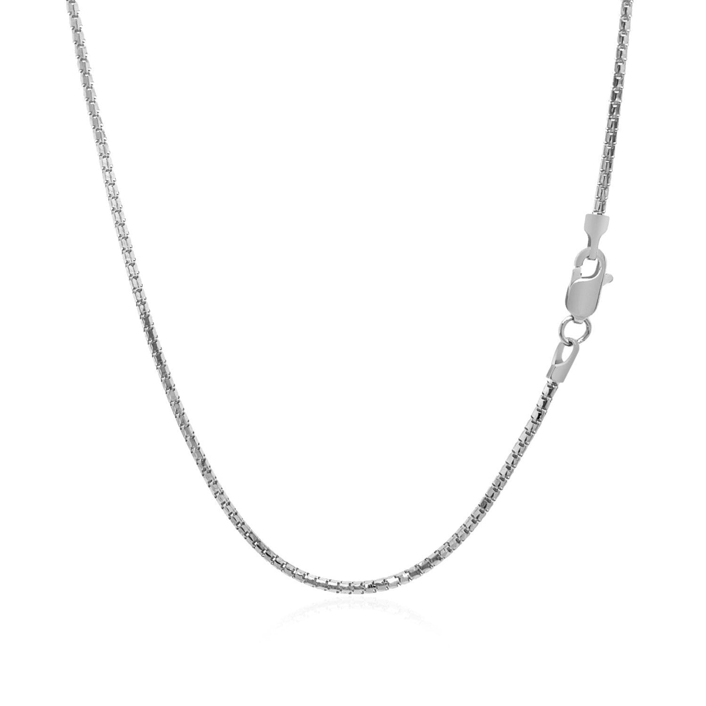 14k White Gold Ice Chain 1.3mm Bids.com