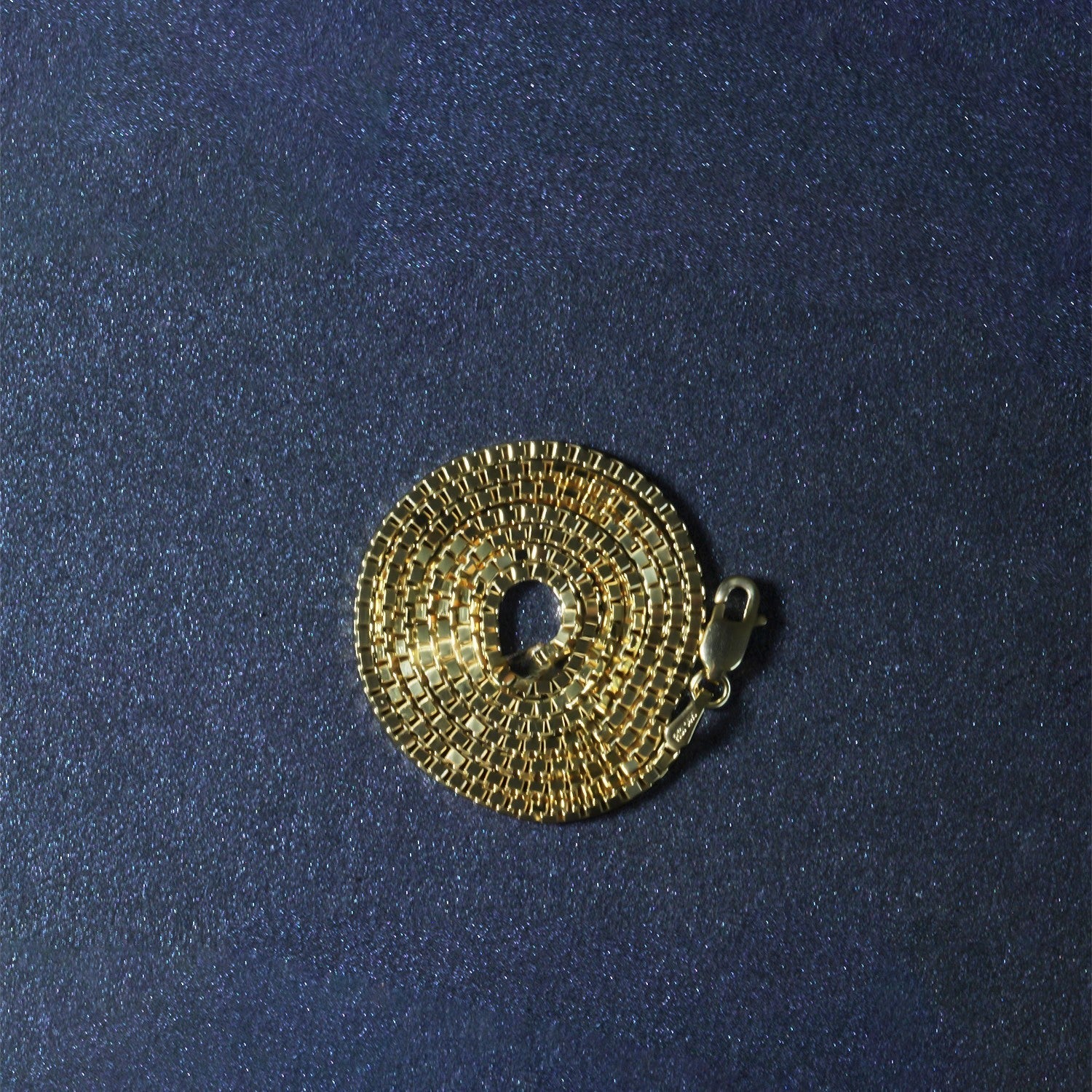 14k Yellow Gold Classic Box Chain 1.4mm Bids.com