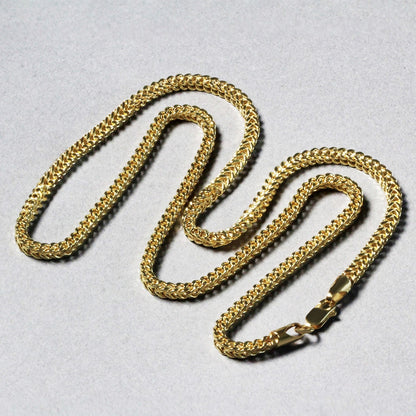 14k Yellow Gold Light Weight Wheat Chain (3.20 mm) Bids.com