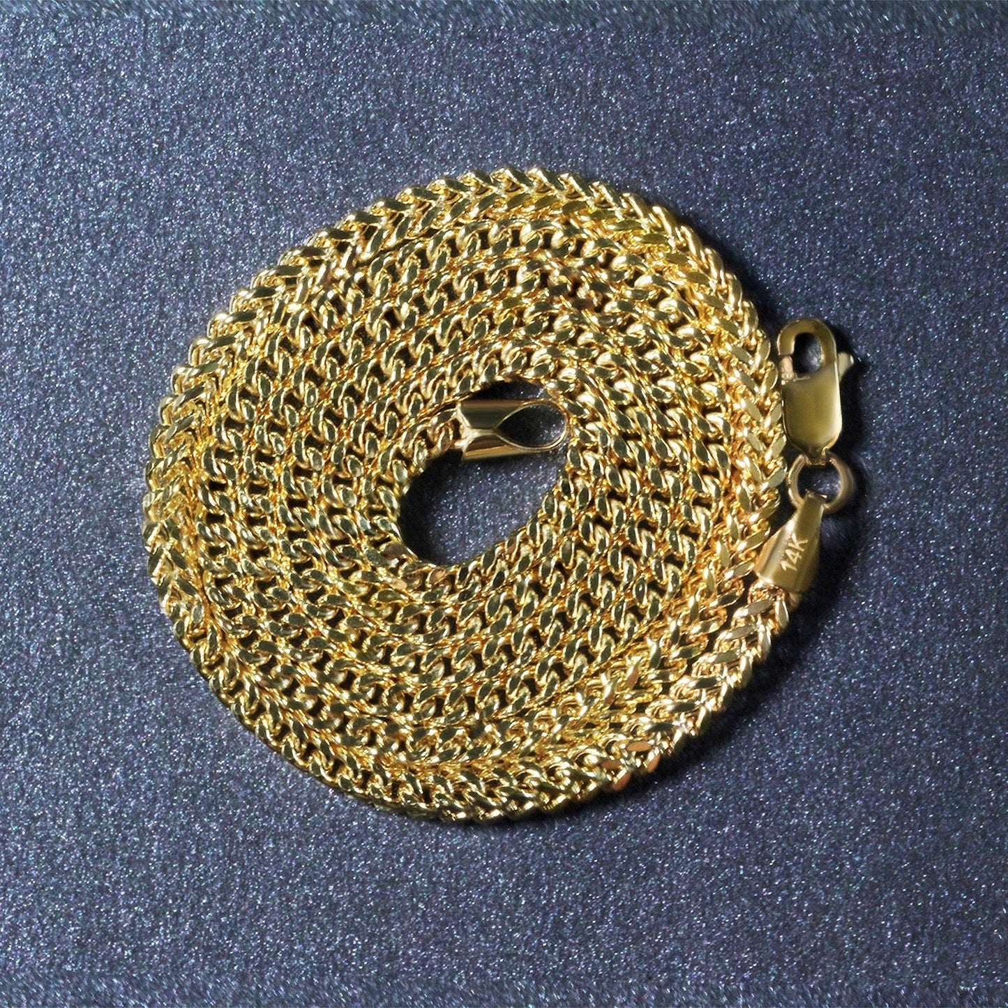 14k Yellow Gold Light Weight Wheat Chain (3.20 mm) Bids.com