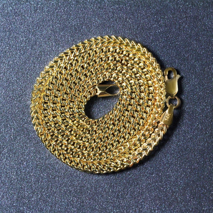 14k Yellow Gold Light Weight Wheat Chain (3.20 mm) Bids.com