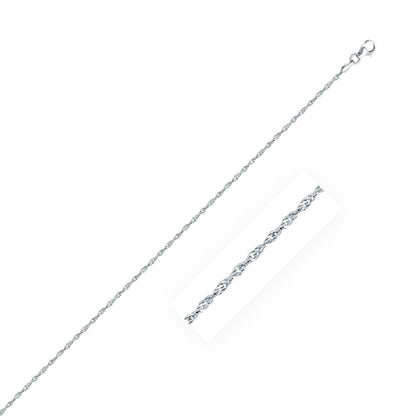 Sterling Silver 2.0mm Singapore Style Chain Bids.com