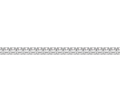 Lab Grown Round Diamond Tennis Bracelet in 14k White Gold (5 cctw  F/G  VS2/SI1) Bids.com