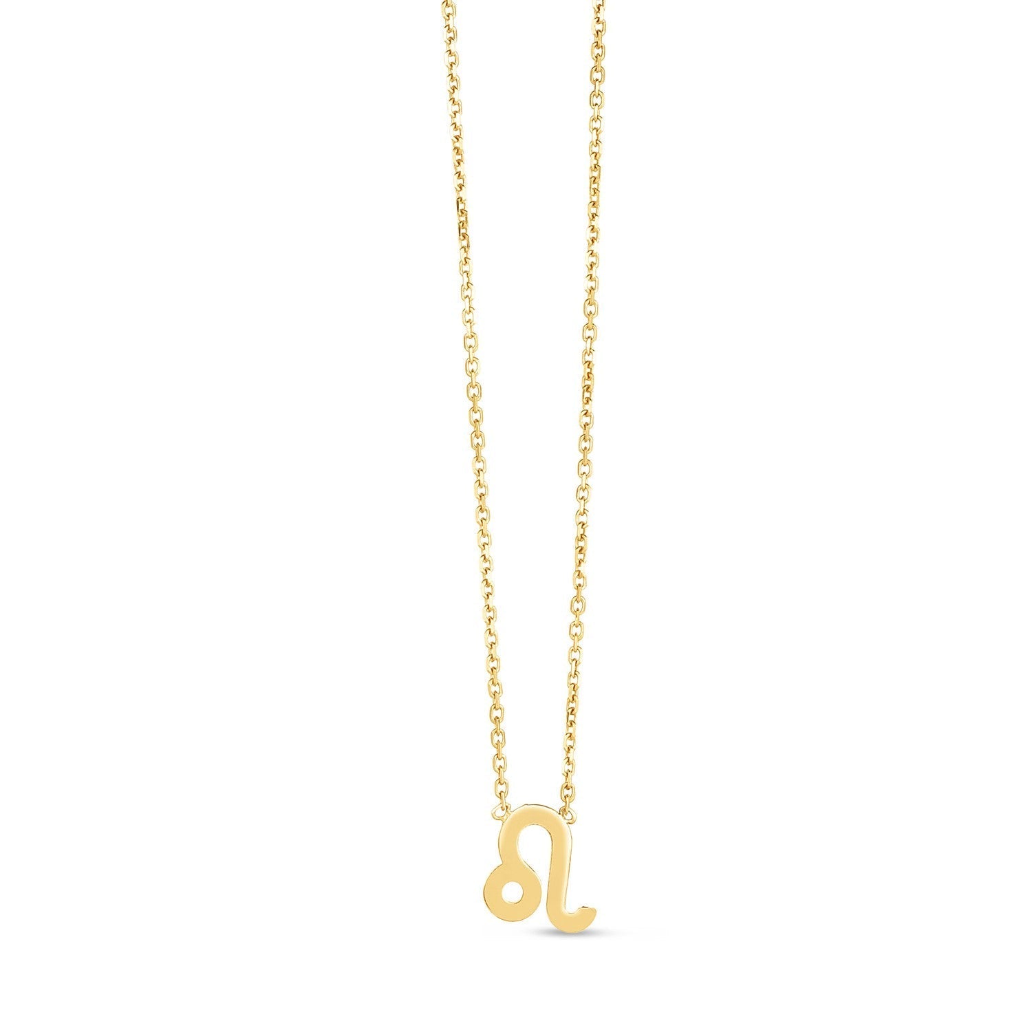14K Yellow Gold Leo Necklace Bids.com