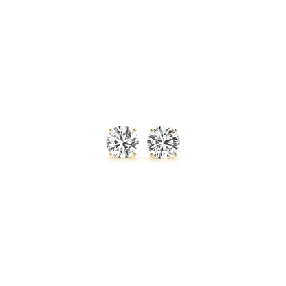 1/2 cttw Lab Grown Round Diamond Stud Earrings 14k Yellow Gold (G/VS2) Bids.com