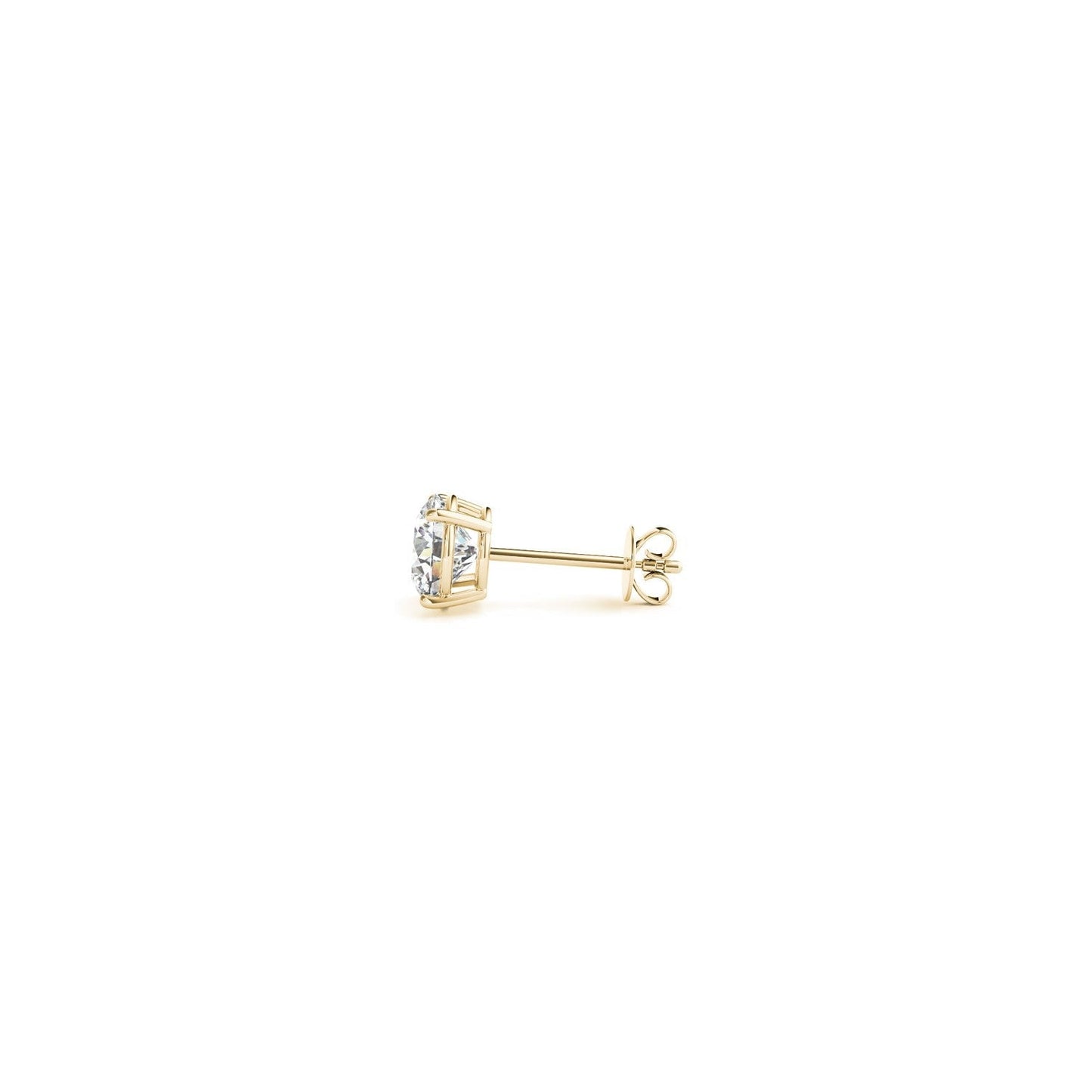 1/2 cttw Lab Grown Round Diamond Stud Earrings 14k Yellow Gold (G/VS2) Bids.com