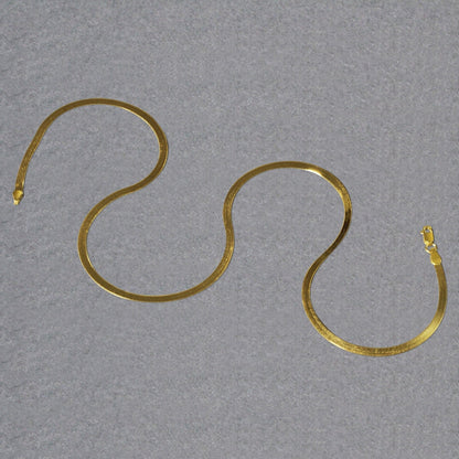 Imperial Herringbone Chain in 10k Yellow Gold (2.80 mm) Bids.com