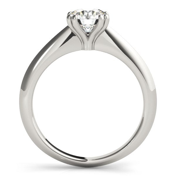 14k White Gold Double Prong Set Solitaire Diamond Engagement Ring (1 cttw) Bids.com