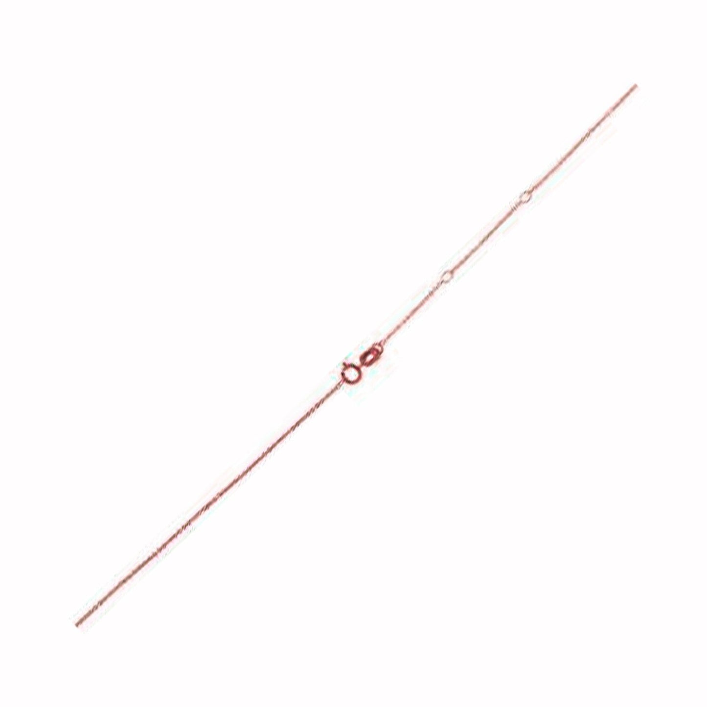 Adjustable Cable Chain in 14k Rose Gold (0.97 mm) Bids.com