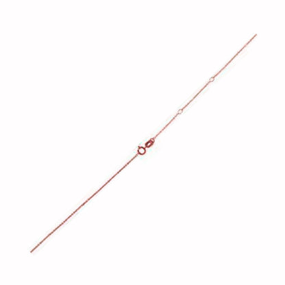 Adjustable Cable Chain in 14k Rose Gold (0.97 mm) Bids.com