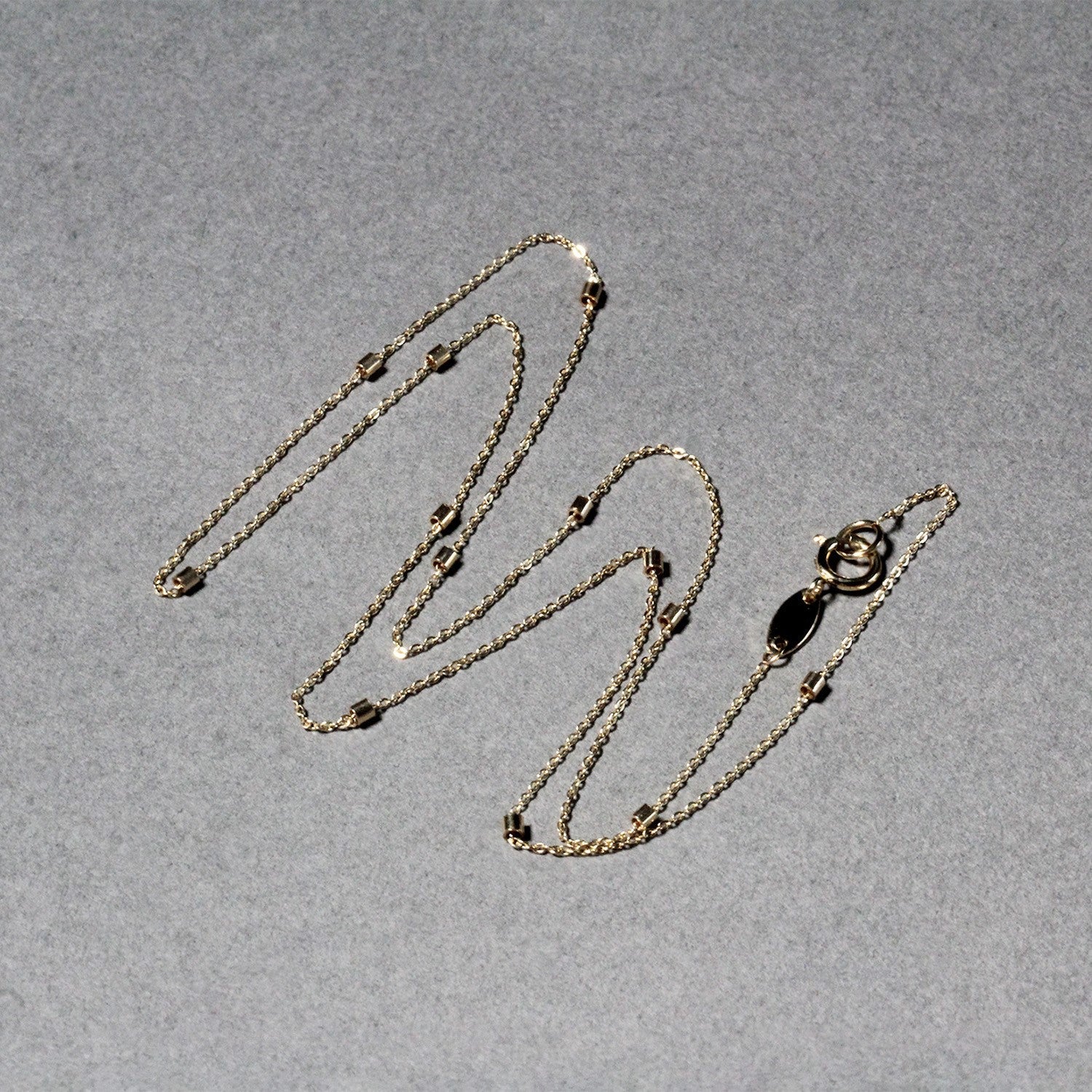 Bead Links Pendant Chain in 14k Yellow Gold (1.5mm) Bids.com