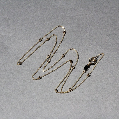 Bead Links Pendant Chain in 14k Yellow Gold (1.5mm) Bids.com