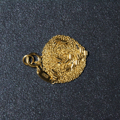 Bead Links Pendant Chain in 14k Yellow Gold (1.5mm) Bids.com