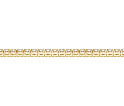 Lab Grown Round Diamond Tennis Bracelet in 14k Yellow Gold (5 cctw  F/G  VS2/SI1) Bids.com