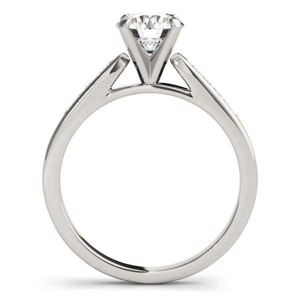 14k White Gold Single Row Diamond Engagement Ring (1 cttw) Bids.com