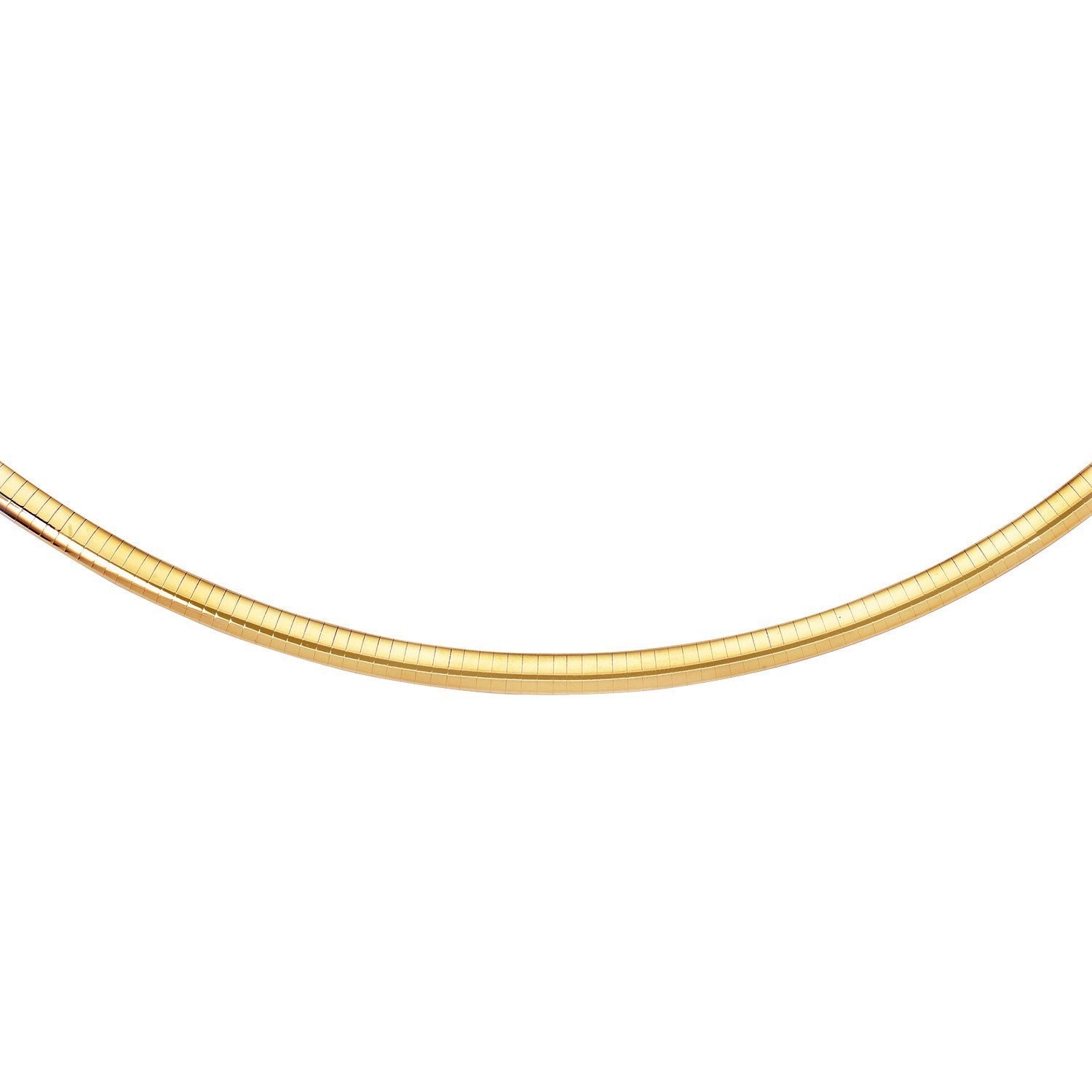 6.0 mm 14k Yellow Gold Classic Omega Bracelet Bids.com