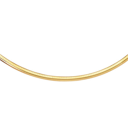 6.0 mm 14k Yellow Gold Classic Omega Bracelet Bids.com