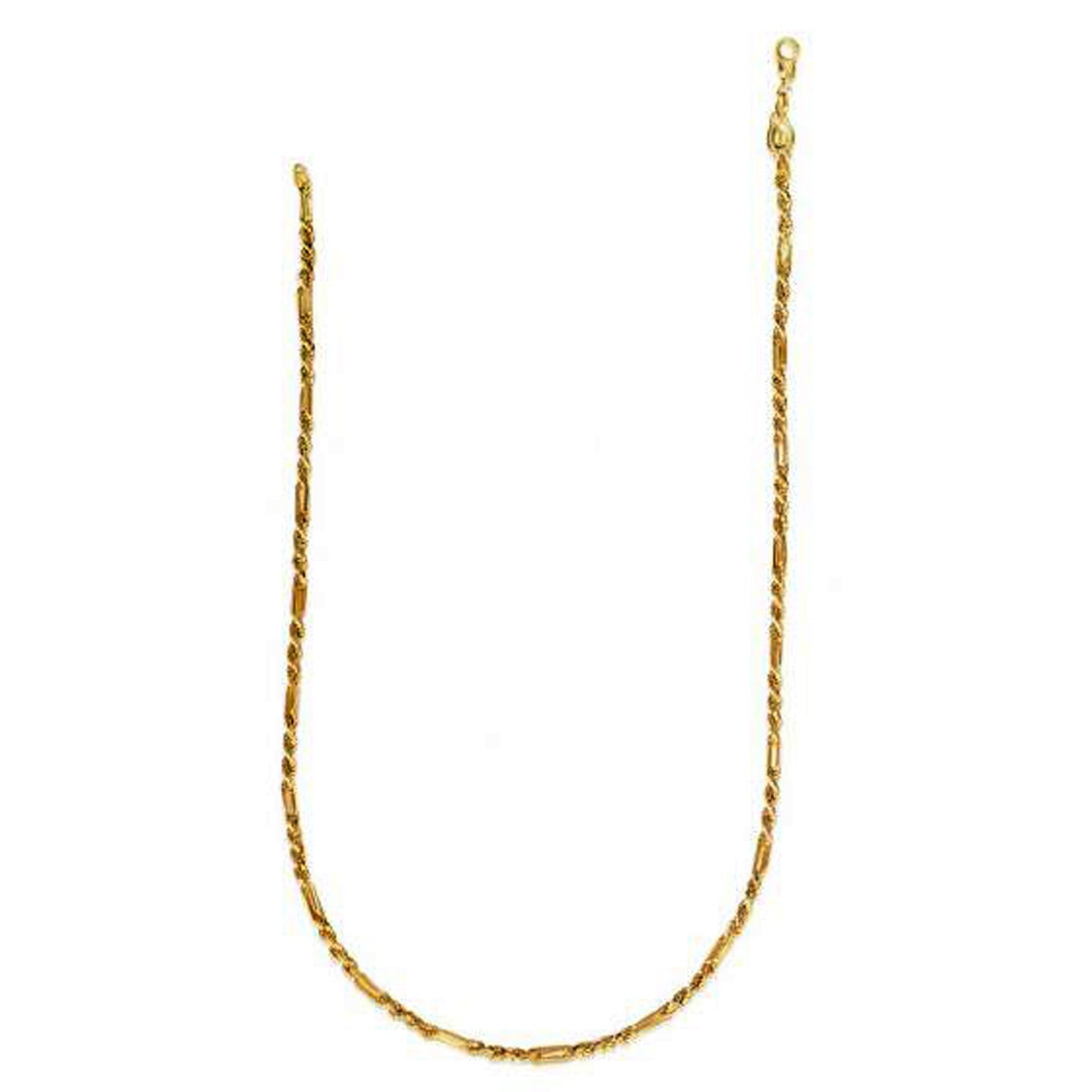14k Yellow Gold Figa Rope Chain (3.00 mm) Bids.com