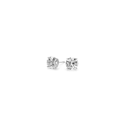 1/2 cttw Lab Grown Round Diamond Stud Earrings 14k White Gold (G/VS2) Bids.com
