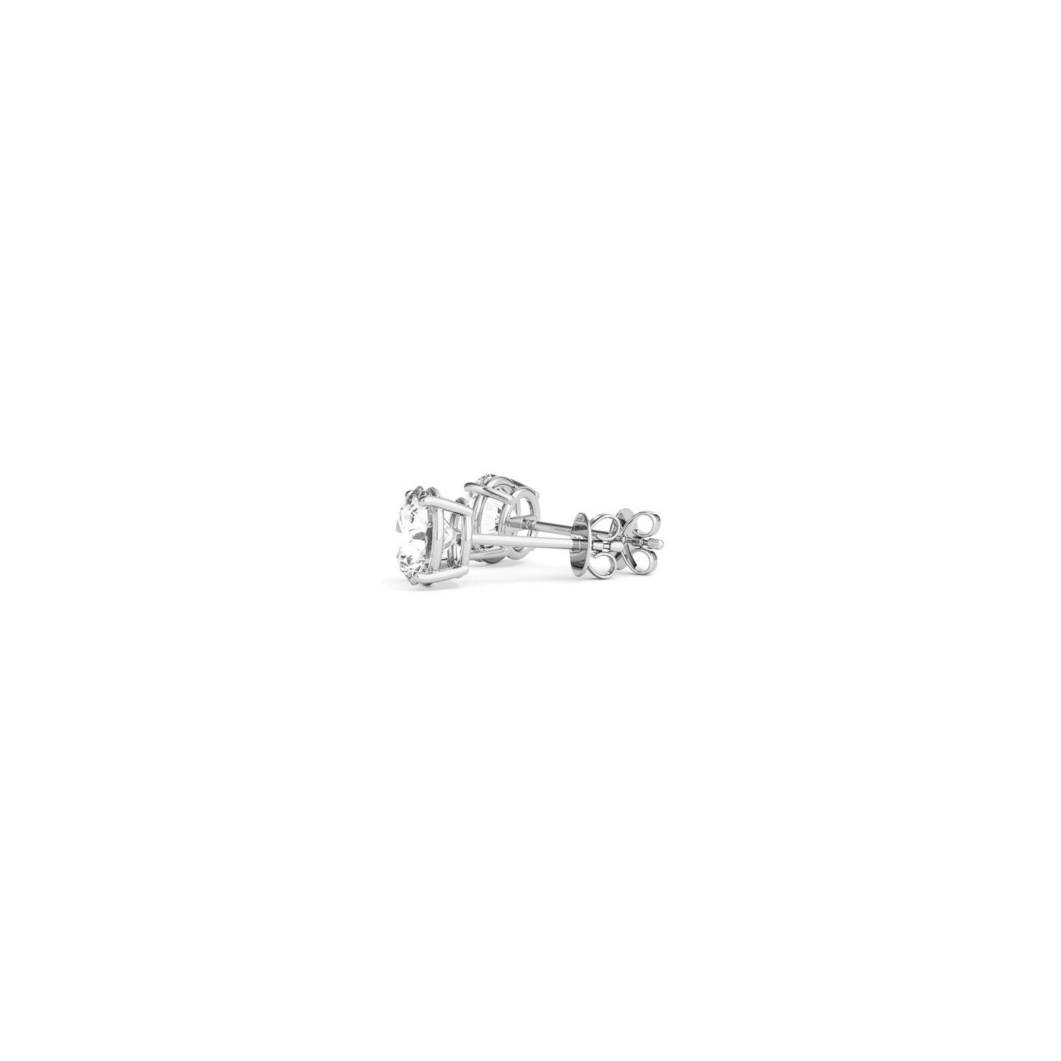 1/2 cttw Lab Grown Round Diamond Stud Earrings 14k White Gold (G/VS2) Bids.com