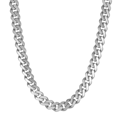 14k White Gold 22 inch Polished Curb Chain Necklace Bids.com