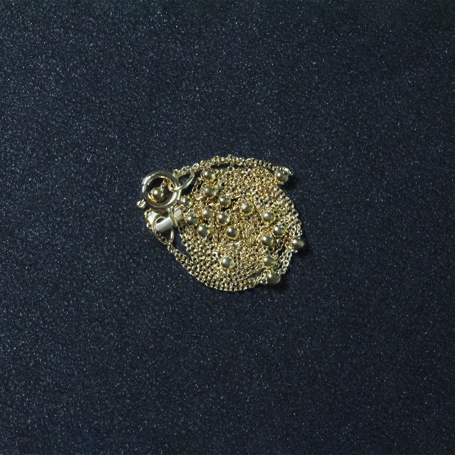 Bead Links Saturn Chain in 14k Yellow Gold (3.5mm) Bids.com