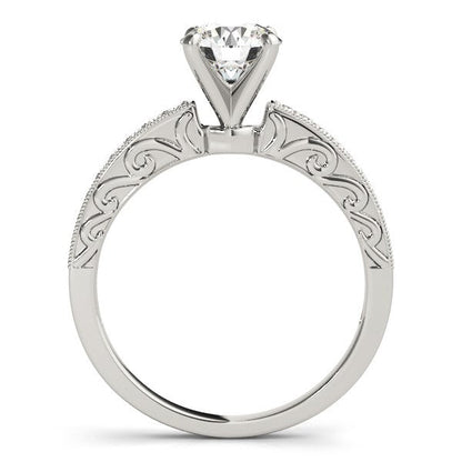 14k White Gold Antique Style Diamond Engagement Ring (1 1/8 cttw) Bids.com