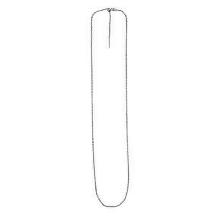 Endless Adjustable Cable Chain in 14k White Gold (1.70 mm) Bids.com