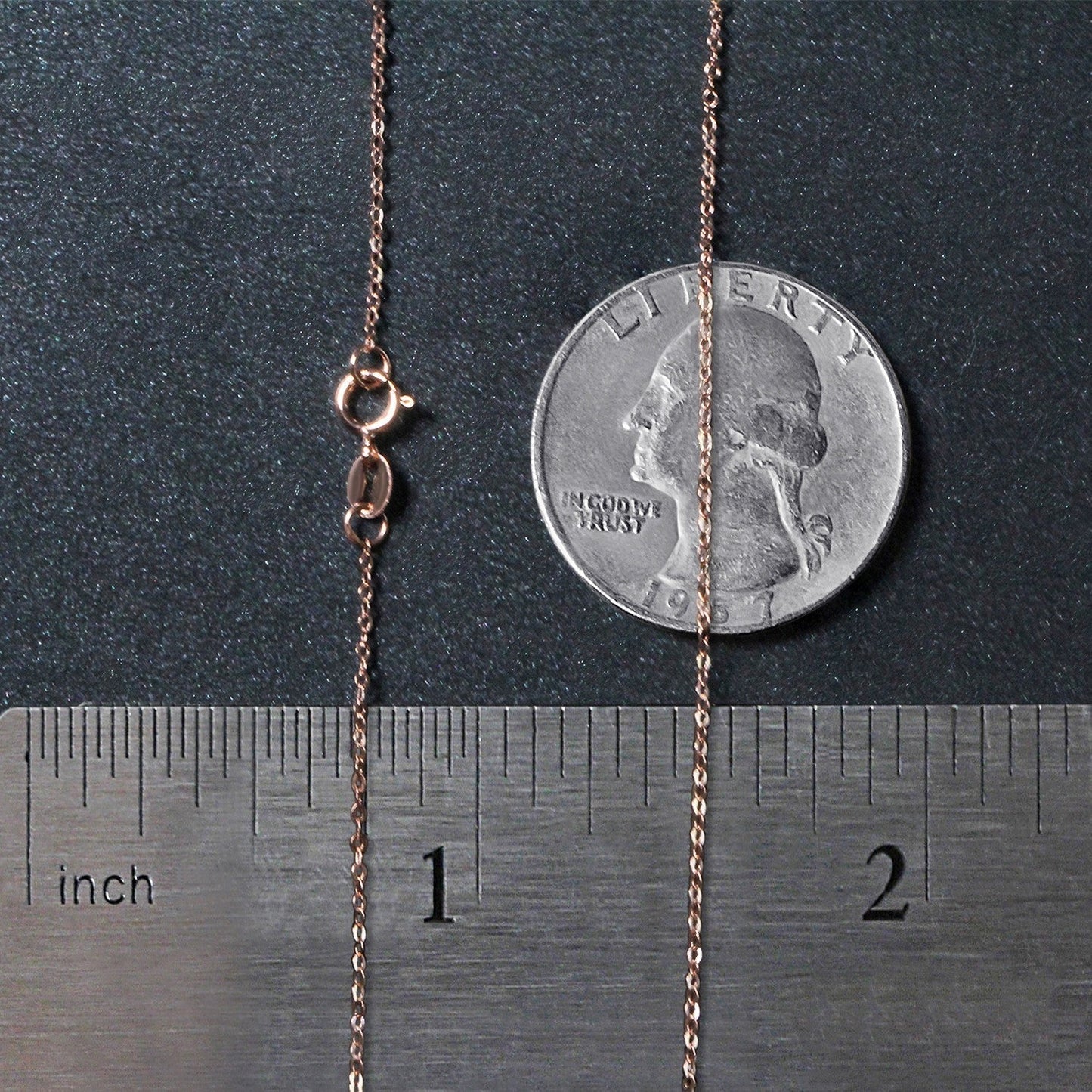 14k Rose Gold Polished Mini Heart Necklace Bids.com
