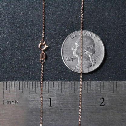 14k Rose Gold Polished Mini Heart Necklace Bids.com
