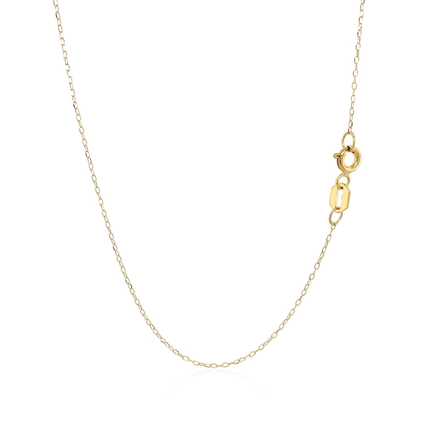 14k Yellow Gold Necklace with Cat Symbol in Mother of Pearl Bids.com