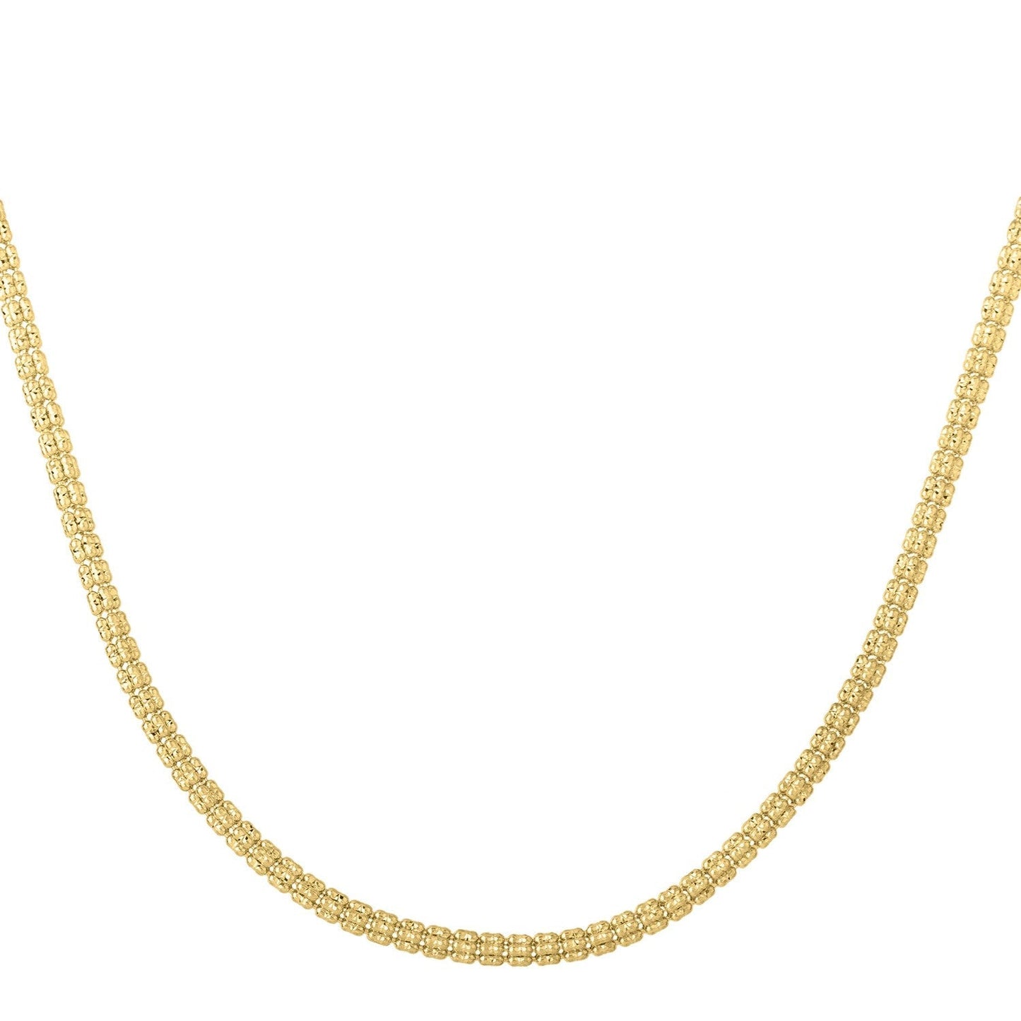 Ice Barrel Chain in 14k Yellow Gold (3.10 mm) Bids.com