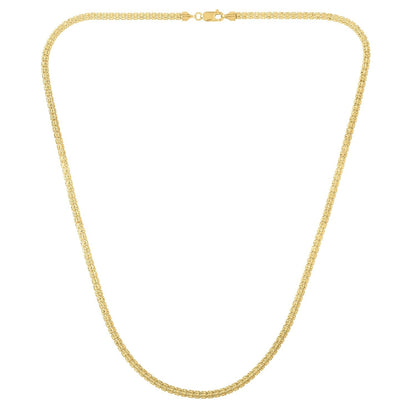 Ice Barrel Chain in 14k Yellow Gold (3.10 mm) Bids.com