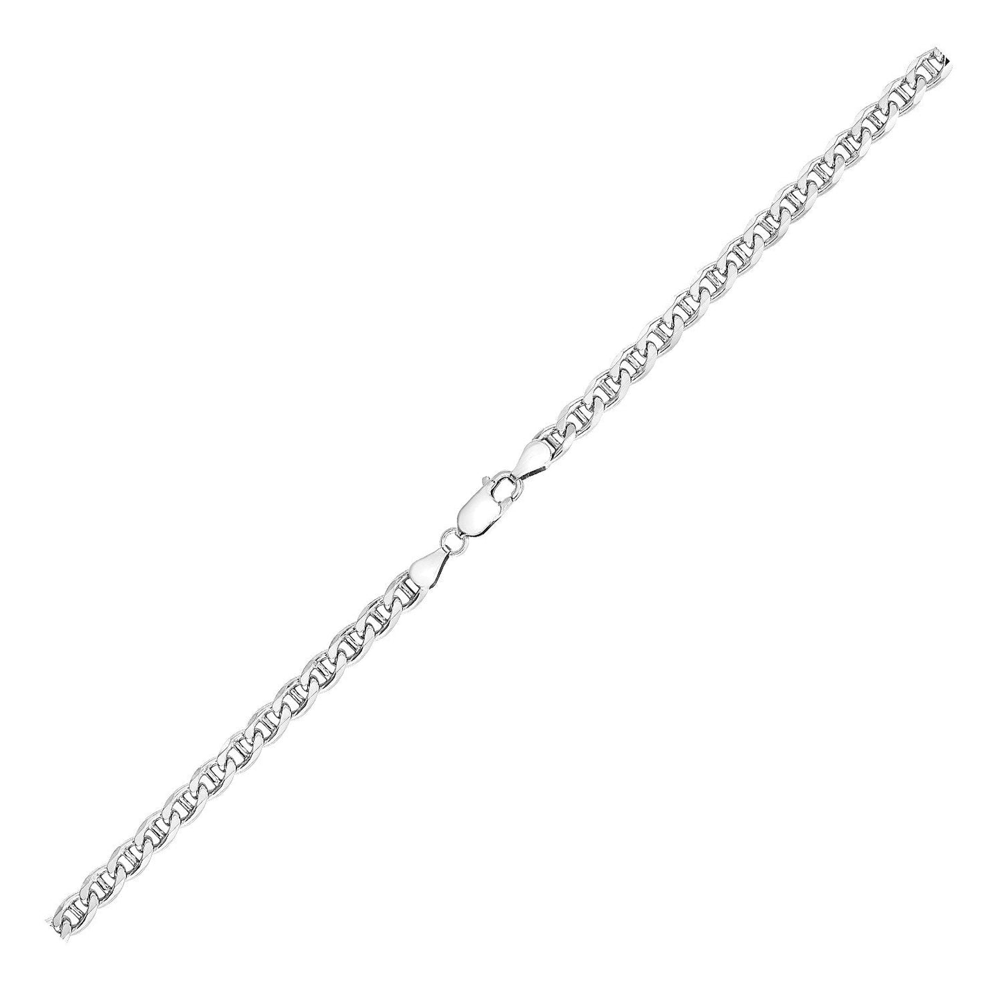 Sterling Silver Rhodium Plated Mariner Chain 5.6mm Bids.com