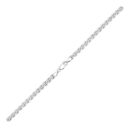 Sterling Silver Rhodium Plated Mariner Chain 5.6mm Bids.com