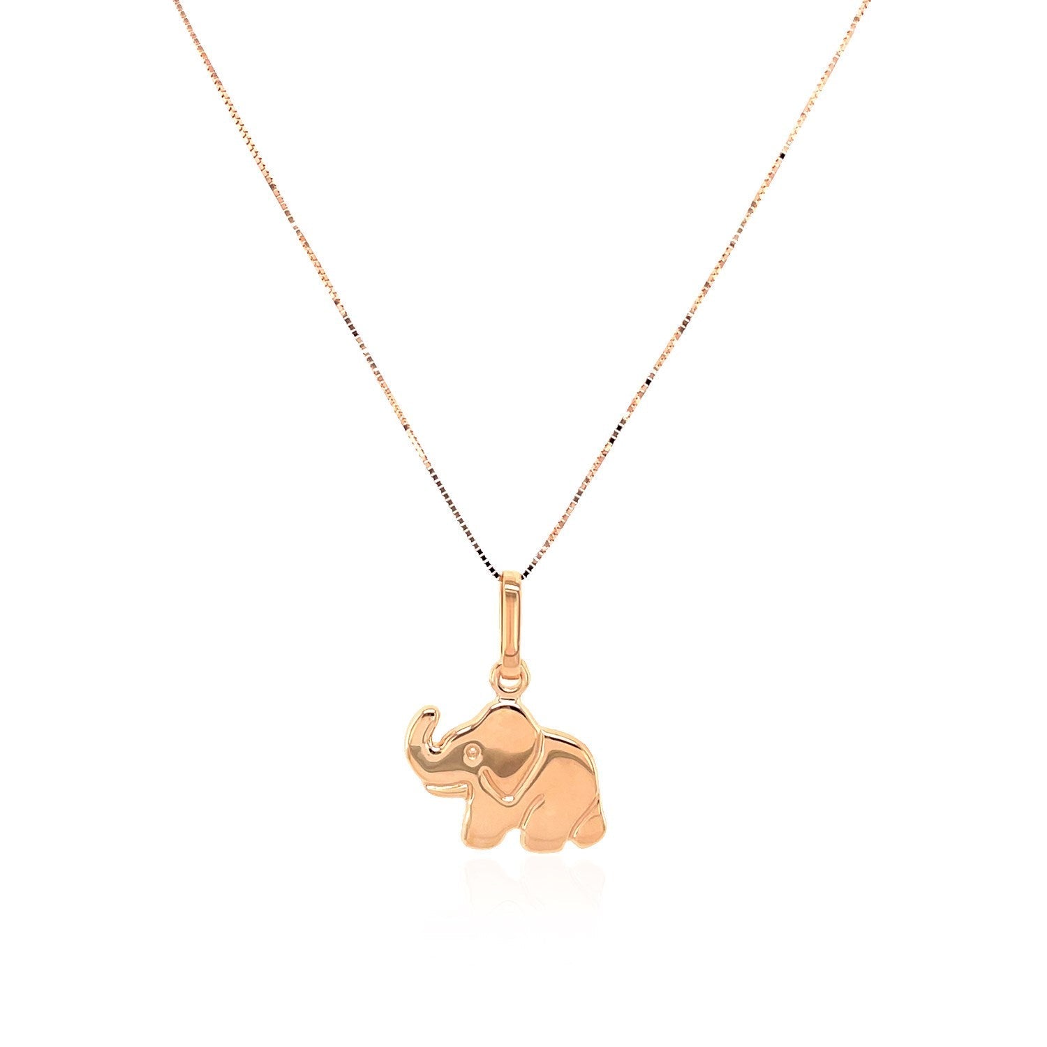 Elephant Pendant in 10k Rose Gold Bids.com