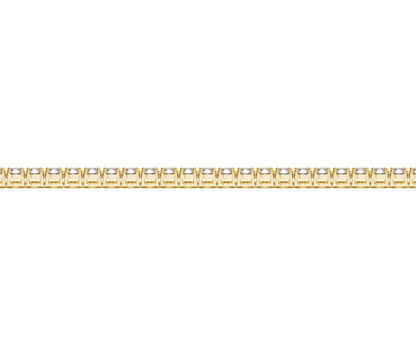 Lab Grown Round Diamond Tennis Bracelet in 14k Yellow Gold (3 cctw F/G  VS2/SI1) Bids.com