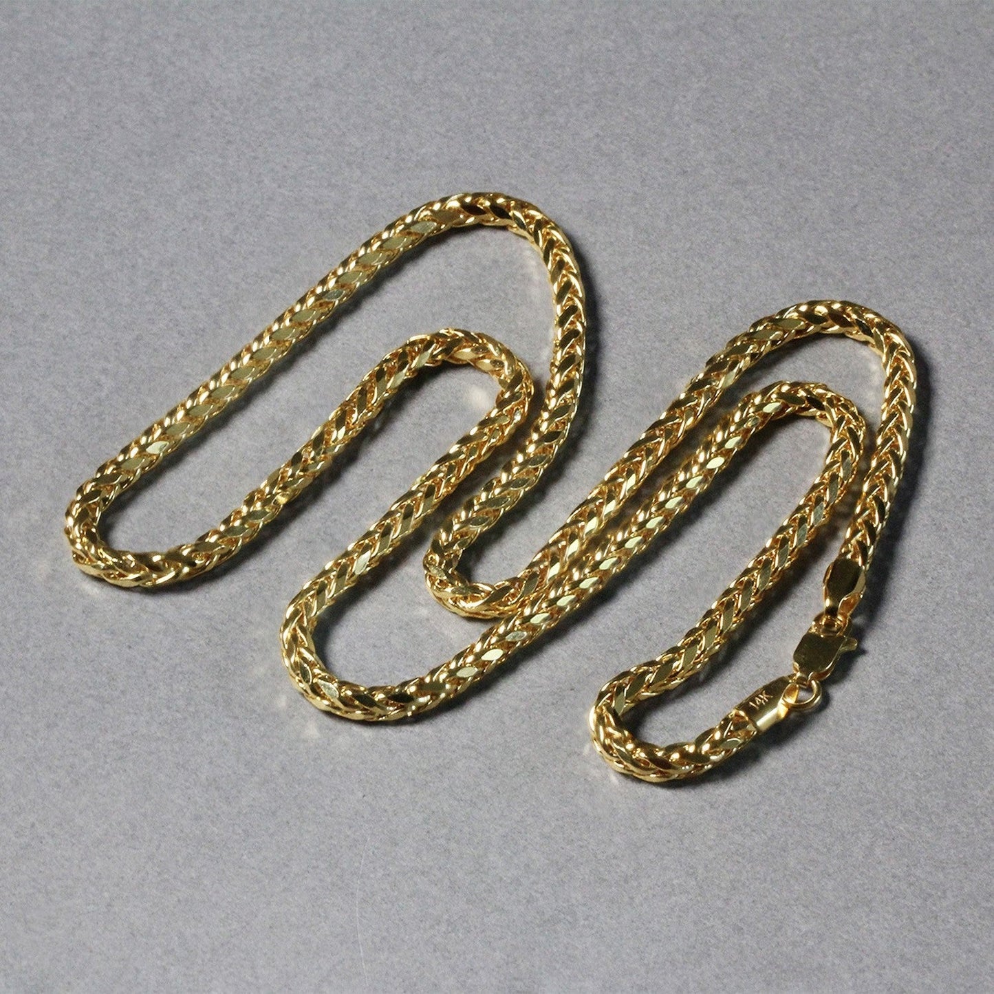 3.15mm 14k Yellow Gold Diamond Cut Round Franco Chain Bids.com