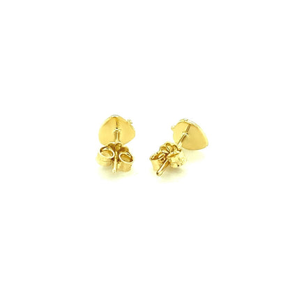 14k Yellow Gold Enameled Strawberry Childrens Earrings Bids.com