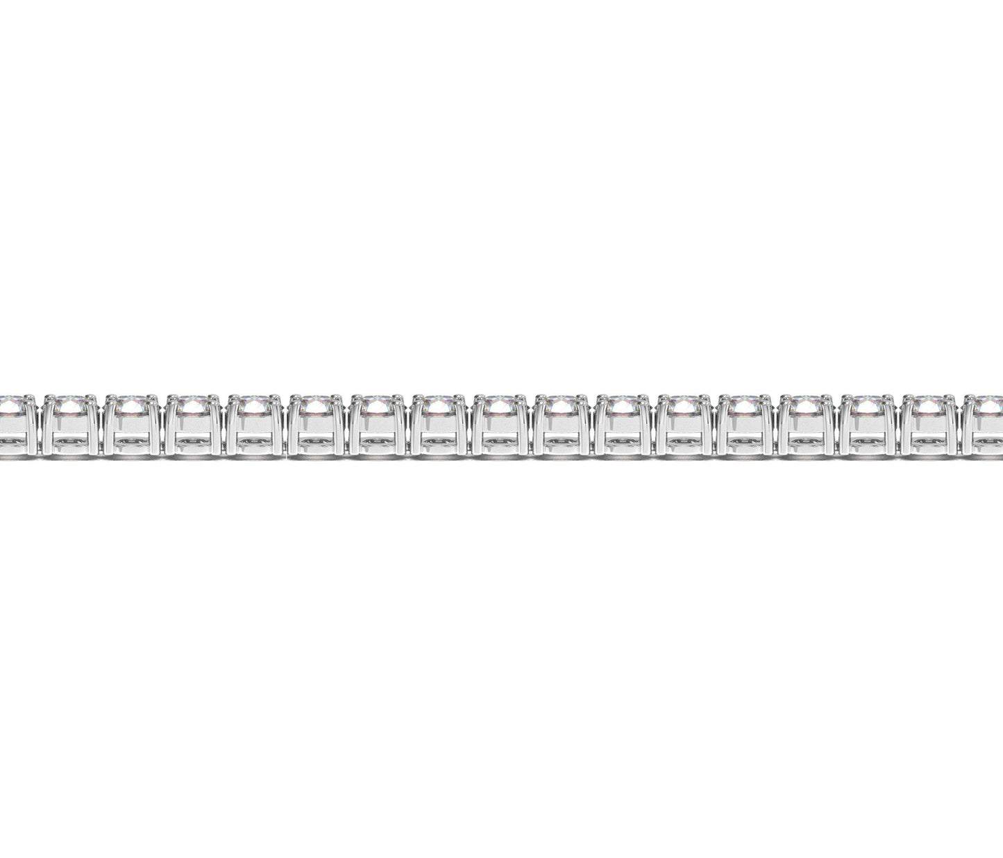 Lab Grown Round Diamond Tennis Bracelet in 14k White Gold (6 cctw F/G  VS2/SI1) Bids.com