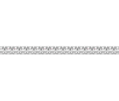 Lab Grown Round Diamond Tennis Bracelet in 14k White Gold (6 cctw F/G  VS2/SI1) Bids.com